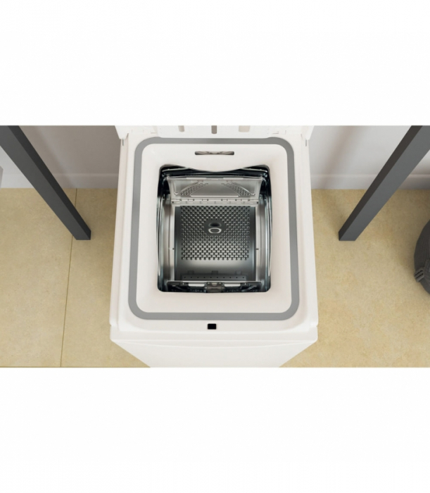 Masina de spalat rufe cu incarcare verticala Whirlpool TDLR 6040L EU/N, Clasa C, Capacitate 6 Kg, 1000 rpm, 6th Sense, Alb [5]