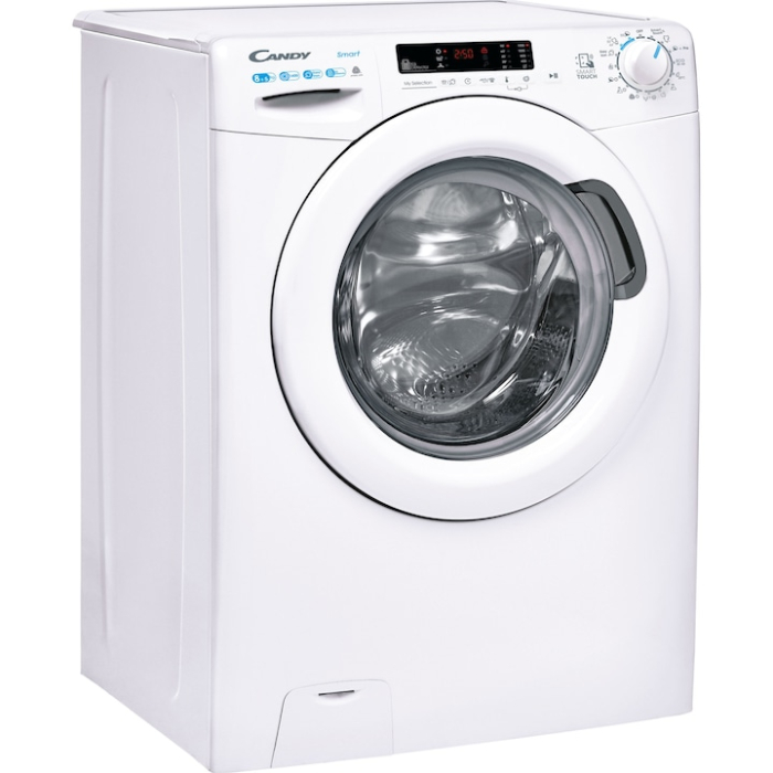 Masina de spalat rufe cu uscator Candy CSWS 4852DWE/1-S, 8 kg spalare, 5 kg uscare, 1400 RPM, Clasa C, Mix Power Systems, Steam, Kg Detector, Alb [2]