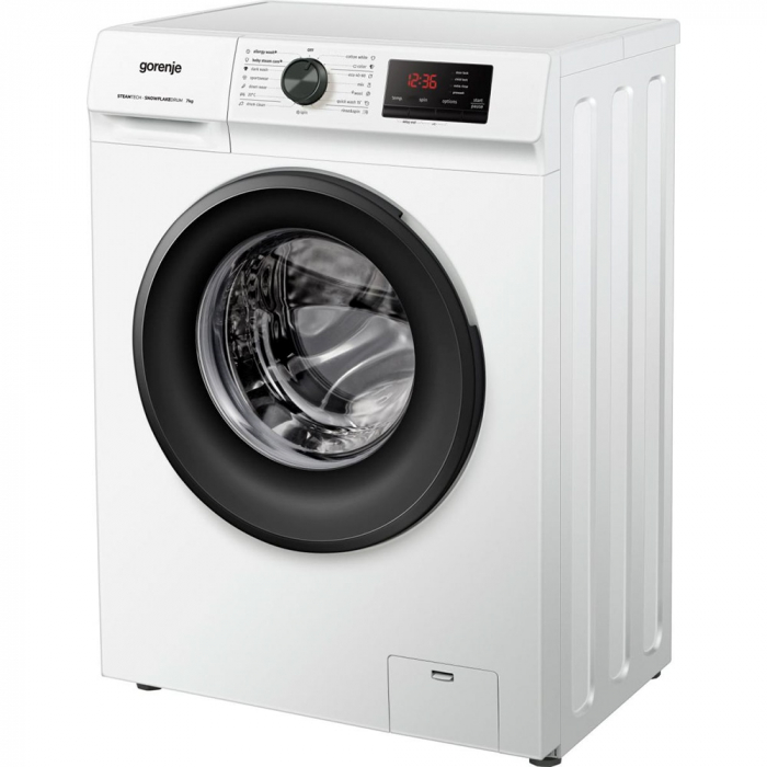 Masina de Spalat Rufe Frontala Slim GORENJE WNHVB72SDS, SteamTech, 7 kg, 1200rpm, Clasa D, Alb [3]