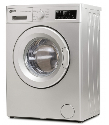 Masina de spalat rufe LDK HIGEEA EL71SBWN Silver, Clasa D, Capacitate 7 Kg, 1000 rpm, Eco-logic, Argintiu [2]