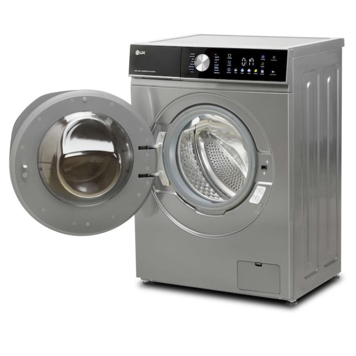 Masina de spalat rufe LDK Queen 814DITS, 8 Kg, Clasa A, 1400 rpm, 16 programe, Control Touch, Steam, Super Spa, Storm Wash, Night wash, My Cycle, Amanare pornire, Motor Inverter, Argintiu [3]
