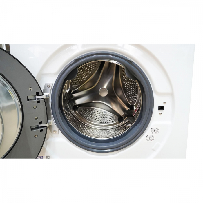 Masina de spalat rufe LDK Queen 814DITW, 8 Kg, Clasa A, 1400 rpm, 16 programe, Control Touch, Steam, Super Spa, Storm Wash, Night wash, My Cycle, Amanare pornire, Motor Inverter, Alb [4]