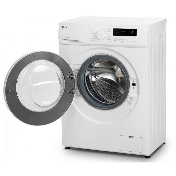 Masina de spalat rufe LDK Queen M610WD, Clasa E, Capacitate 6 Kg, 1000 rpm, Slim, Display LED, Drum Clean, Amanare pornire, Alb [2]