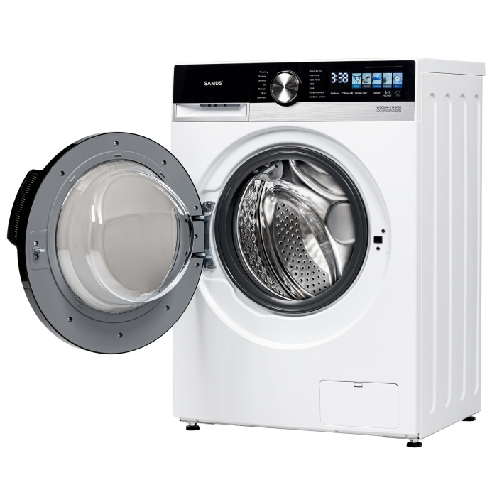 Masina de spalat rufe Samus WSDMAI-8145A30, 8 kg, 1400 rpm, Motor Inverter, Display LED color, Clasa A [4]