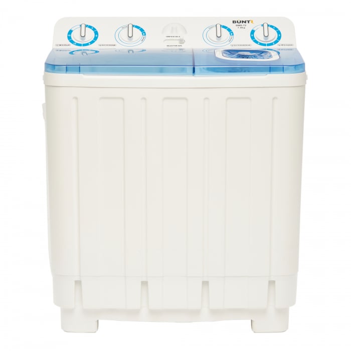 Masina de spalat rufe semiautomata Büntz BMS-72, 7 Kg, Capacitate rufe stoarcere 5Kg, 330 W, Alb/Albastru [5]
