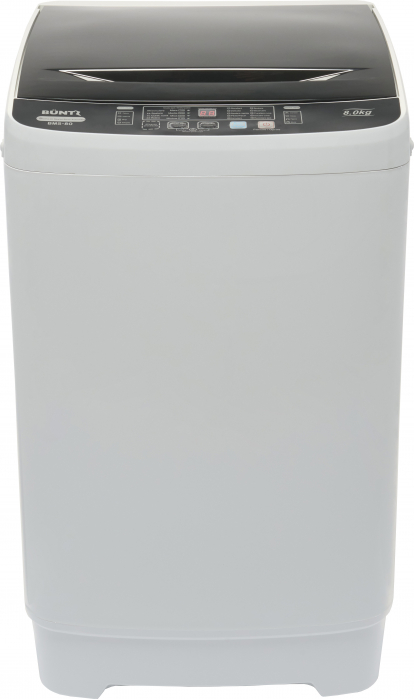 Masina de spalat rufe semiautomata cu storcator incorporat, Büntz BMS-80, 8 kg, 10 Programe de spalare, Display Led, 700 RPM, 355 W, Alb [2]