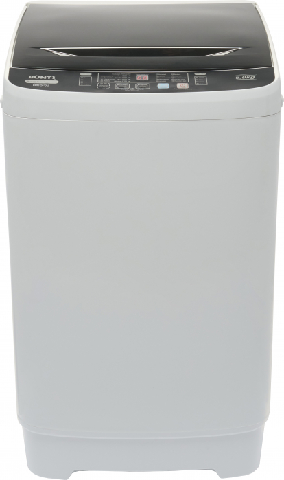 Masina de spalat rufe semiautomata, cuva din inox, Büntz BMS-60, 6 kg, 10 Programe spalare, Display Led, 700 RPM, 310 W, storcator incorporat, Gri [2]