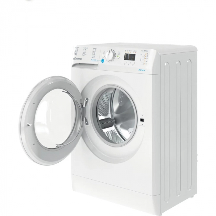 Masina de spalat rufe slim Indesit INNEX BWSA 51051 W EUN, 5 kg, 1000 rpm, Clasa F, Push&Go, Motor Universal, Display LED+, Alb [5]