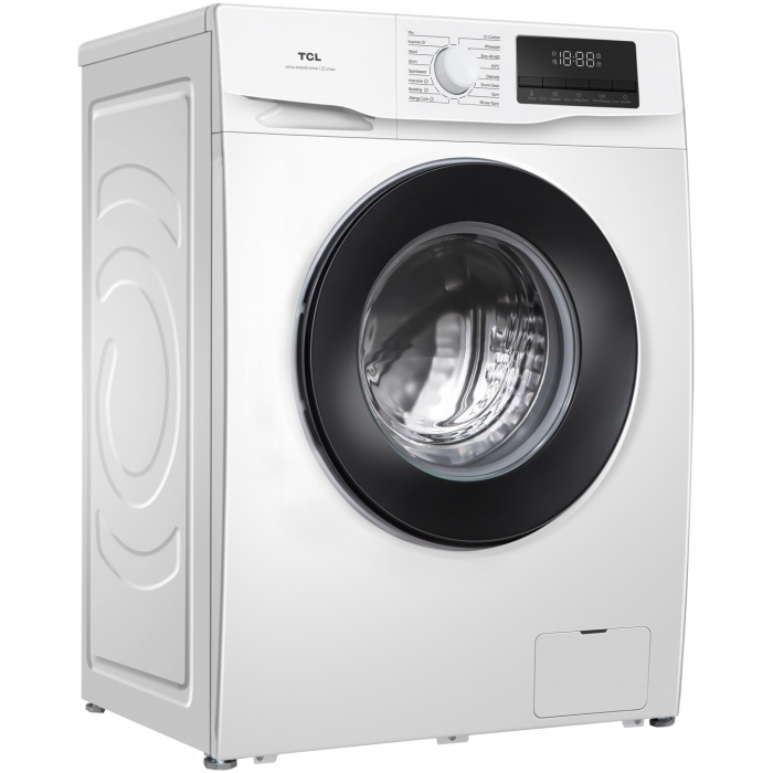 Masina de spalat rufe TCL FF0612WB1, 6 kg, 1200 RPM, Clasa B, Motor Inverter, Steam Wash, Drum Clean, Honeycomb Drum, Alb [3]