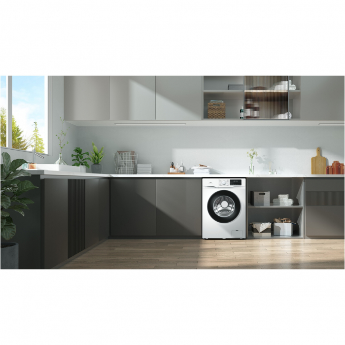 Masina de spalat rufe TCL FF0612WB1, 6 kg, 1200 RPM, Clasa B, Motor Inverter, Steam Wash, Drum Clean, Honeycomb Drum, Alb [6]