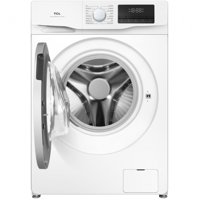 Masina de spalat rufe TCL FF0612WB1, 6 kg, 1200 RPM, Clasa B, Motor Inverter, Steam Wash, Drum Clean, Honeycomb Drum, Alb [2]