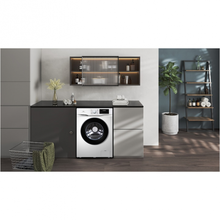 Masina de spalat rufe TCL FF0612WB1, 6 kg, 1200 RPM, Clasa B, Motor Inverter, Steam Wash, Drum Clean, Honeycomb Drum, Alb [8]