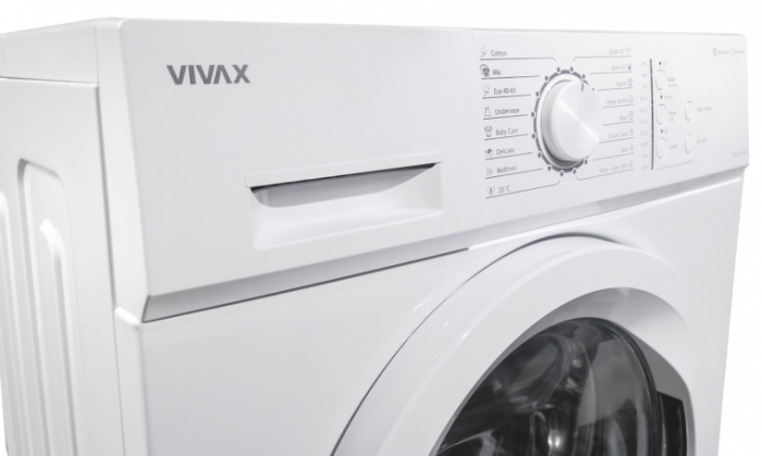 Masina de spalat rufe VIVAX WFL-120716CS, 7 kg, 1200 RPM, Clasa E, Baby Care, Eco, Control electronic, Blocare acces copii, Temperatura reglabila, Drum Clean Sterilization, Program Rapid, Delay Start, 16 programe, Alb [3]