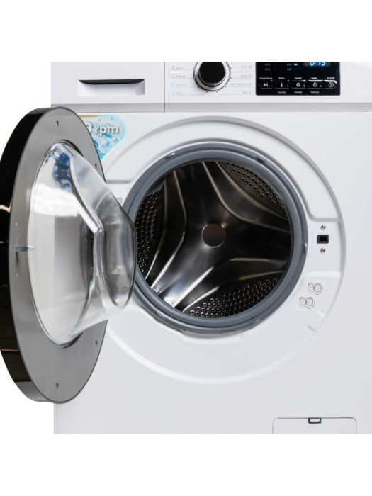 Masina de spalat rufe VIVAX WFL-140712CI, 7kg, 1400 RPM, BLDC Motor Inverter, Clasa A, Steam, Baby Care, Eco, Display digital, Temperatura reglabila, Drum Clean Sterilization, Qucik Wash, Delay Start, 12 Programe, Alb [3]