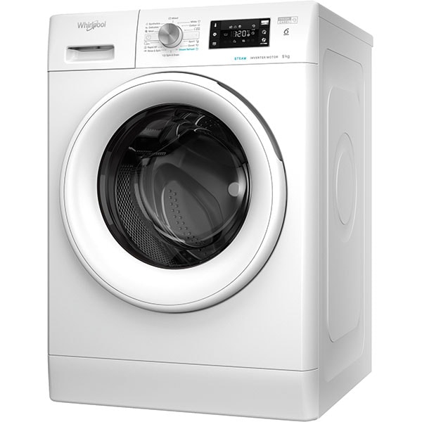 Masina de spalat rufe frontala WHIRLPOOL FFB 9458 WV EE, 6th Sense, 9 kg, 1400rpm, Clasa B, alb [3]