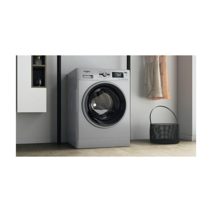 Masina de spalat rufe Whirlpool FFD 9469 SBSV EU, 6th Sense, FreshCare+, Steam Refresh, 9 kg, 1400 rpm, Clasa A, Argintie [3]