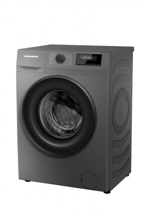 Masina de spalat rufe Heinner HWM-H7014IVSMTC+++, 7kg, 1400RPM, slim, Clasa C, Inverter, 15 programe, Gri Titanium [3]