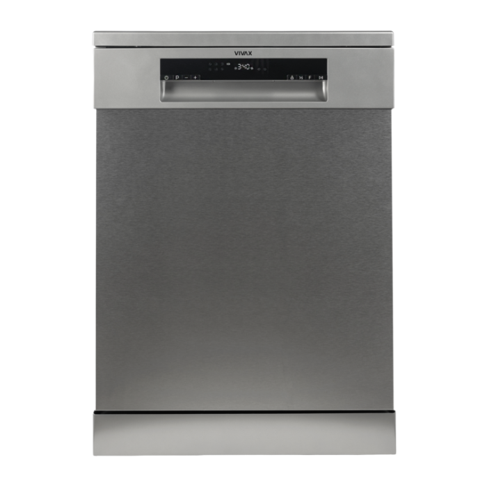 Masina de spalat vase independenta  Vivax DW-601472C X, 14 Seturi, 7 programe, Clasa E, Control digital, 60 cm, Argintiu [2]