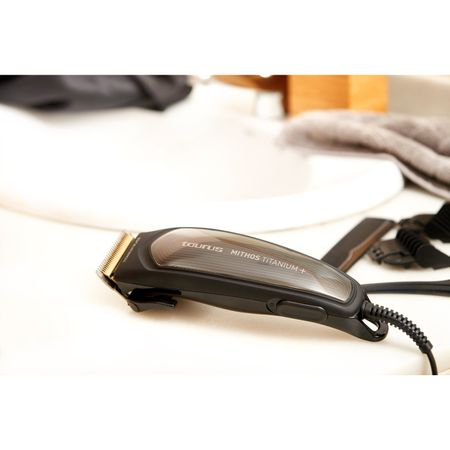 Aparat de tuns Taurus Mithos Avant, Cutit titan, Parghie reglabila 1-3 mm, Negru/Maro [3]