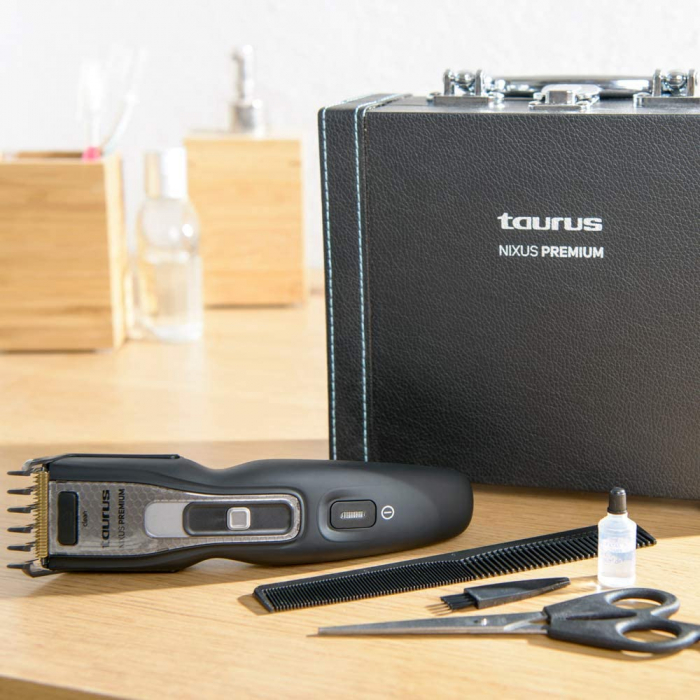 Masina de tuns Nixus Premium Taurus, 800 mA, LED, 7 lungimi, acumulator, geanta transport [3]