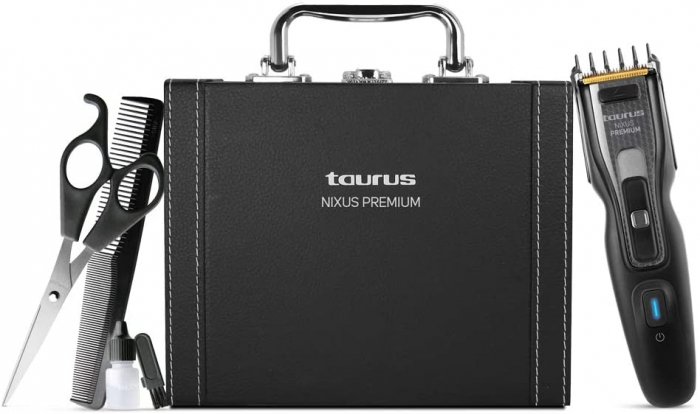 Masina de tuns Nixus Premium Taurus, 800 mA, LED, 7 lungimi, acumulator, geanta transport [10]