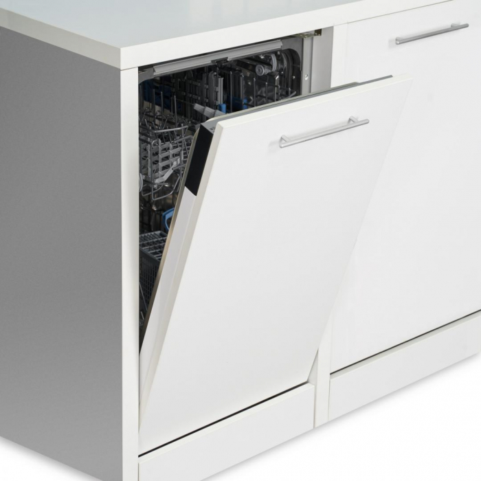 Masina de spalat vase incorporabila Heinner HDW-BI4592TE++, 10 Seturi, 9 programe, Clasa E, Half load, Buzzer Final Program, Aquastop, 45 cm [4]