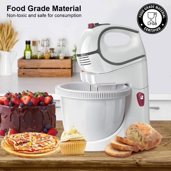 Mixer Taurus Giro Complet, 500W, bol rotativ 2,5l, Alb [9]