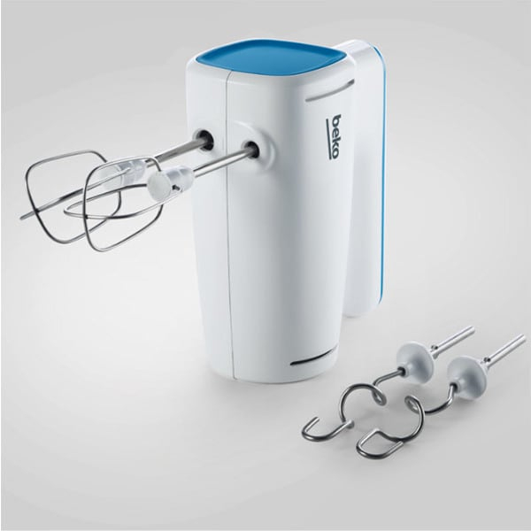 Mixer de mana BEKO HMM5400W, 425W, 4 trepte viteza, alb [2]