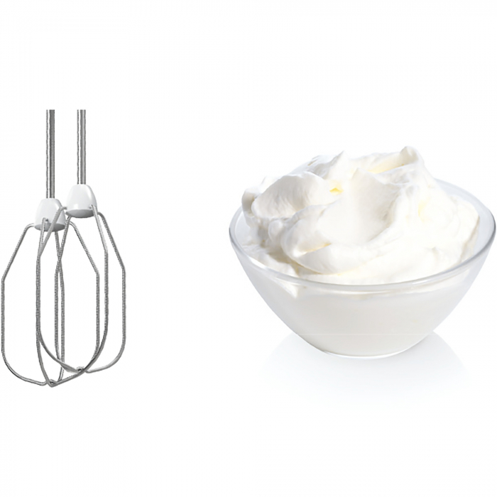Mixer de mana Bosch MFQ3030, 350W, 4 trepte de viteza+turbo, Accesorii: 2 spirale, 2 teluri [4]