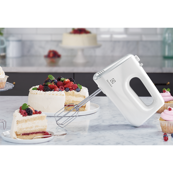 Mixer de mana Electrolux EHM3300, 450W, 5 viteze, Alb [3]