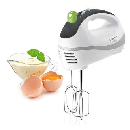 Mixer Taurus Prima, 300W, 5 viteze, functie Turbo, 2 teluri, 2 carlige, Alb/Verde [9]