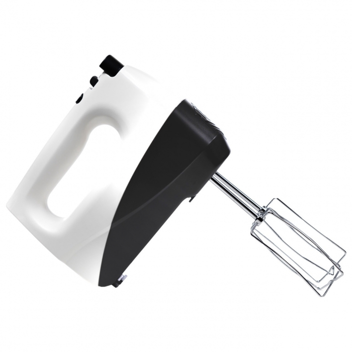 Mixer de mana Vivax HM-550WB, 550 W, 5 viteze, Functie turbo, Alb/Negru [2]