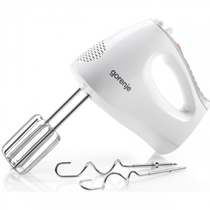 Mixer Gorenje M450W, 450 W, 5 viteze + functie Turbo, Alb [2]