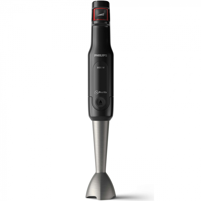 Mixer vertical Philips Viva Collection HR2621/90, 800 W, Viteza variabila + Turbo, tel, tocator XL, Negru [2]