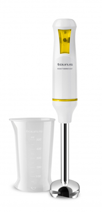 Mixer Taurus vertical Robot 600 Easy, 600W, Turbo, Pahar gradat, Alb [5]