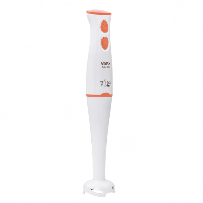 Mixer vertical Vivax SB-200WO, 200 W, lama inox, maner detasabil, 2 viteze, Alb [2]