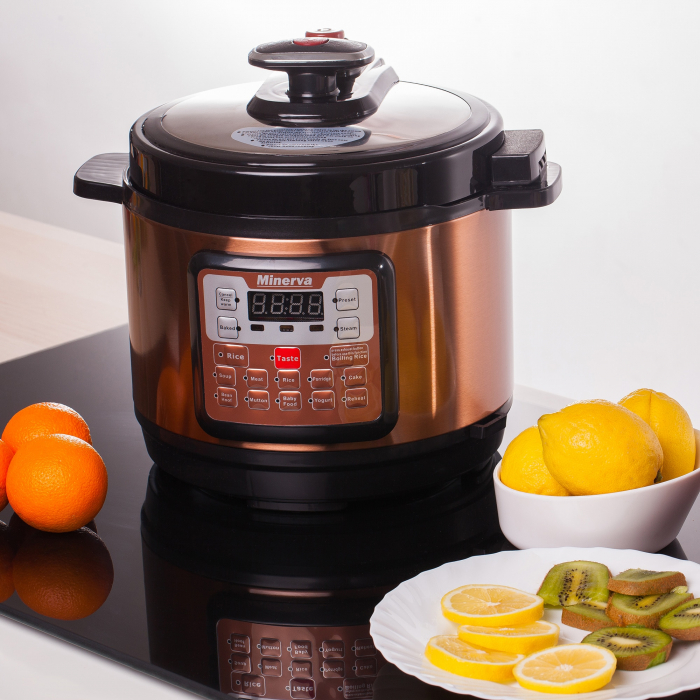 Multicooker Minerva Experience D508, 900 W, 5 L, 14 programe, Maro [6]