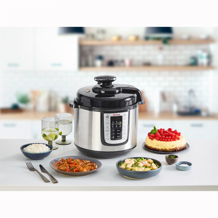 Oala sub presiune electrica Tefal CY505E30 One Pot, 1200 W, 5.8 L, 25 de programe, pastrare la cald, Negru [7]