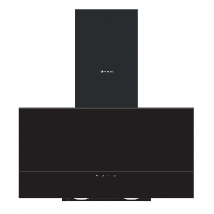 Pachet PYRAMIS Diamond PLUS, cuptor electric 4 functii, clasa A, 66 litri, plita gaz, gratare fonta si hota decorativa, finisaj sticla neagra [8]