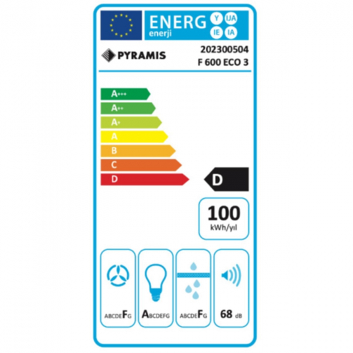 Pachet Pyramis Trio Copper Line 2082 Full Touch Black Glass, cuptor electric, plita gaz si hota decorativa, 16 functii, clasa A, volum 72 l, Soft Close, Rotisor, ghidaje telescopice, 4 arzatoare, grat [9]