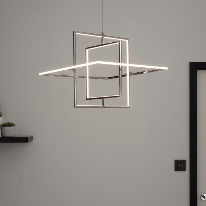 Pendul, argintiu, 3000 K, IP20 • GoodHome Kohmani [2]