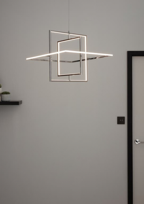 Pendul, argintiu, 3000 K, IP20 • GoodHome Kohmani [4]