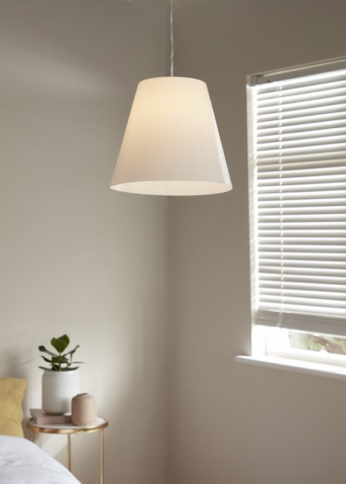 Pendul GLS clopot, alb, 1 x (E27), IP20 • GoodHome Syenite [4]