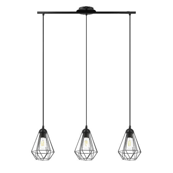 Pendul GLS, negru 3 x 60 W • GoodHome Smertrio [2]
