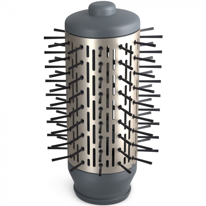Perie rotativa cu aer cald Philips Seria 7000 BHA710/00, 1000W, ingrijire cu ioni, 2 accesorii, setare temperatura de ingrijire, peri naturali, invelis ceramic din turmalina, Alb/crem [4]