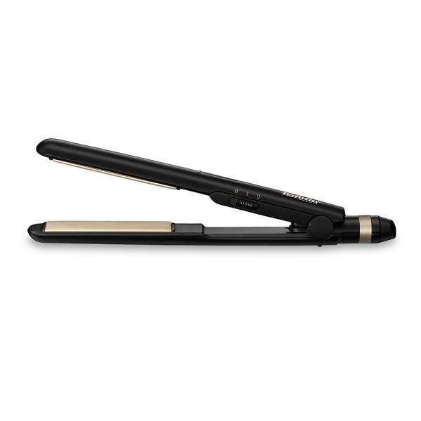 Placa de par BaByliss ST089E Ceramic Straight, placi 24x95mm ceramice, 230 grade, Negru/Crem [2]
