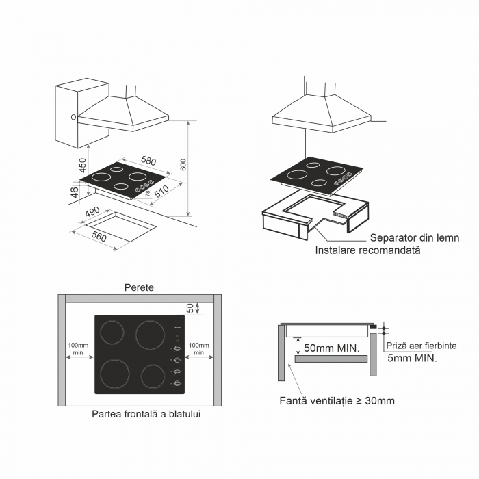 Plita electrica Pyramis Neo SPICA Knobs [4]