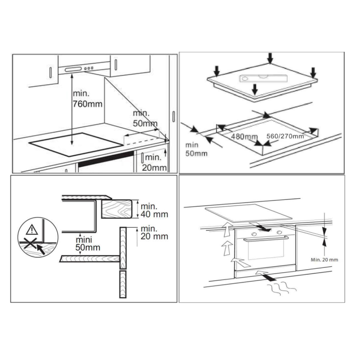Plita incorporabila inductie Samus PSI-32BG5, 2 zone, Neagra [2]