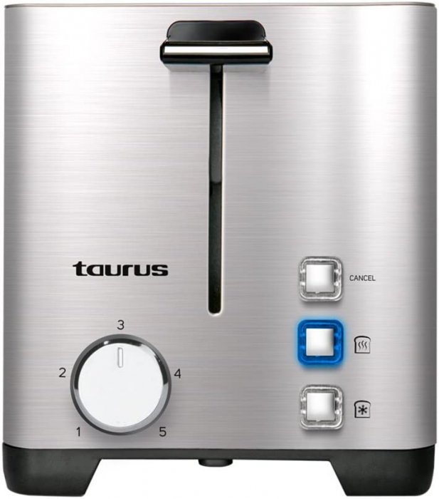 Toaster Taurus My toast II Legend. 850W, 2 felii, Full inox [10]
