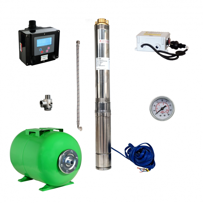 Progarden Aquamatic Vario480PRO sistem hidrofor inverter turatie variabila, 4mc/h, 80m, 10 etaje [2]